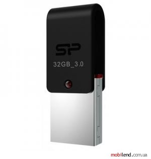 Silicon Power 32 GB Mobile X31 USB 3.0 OTG Black SP032GBUF3X31V1K