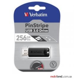 Verbatim 256 GB PinStripe Black USB 3.0 (49320)