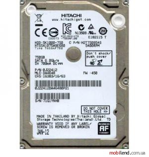 Hitachi Travelstar Z5K1000 HTS541075A7E630