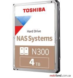 Toshiba N300 4 TB (HDWG440UZSVA)