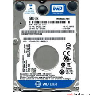 WD 500GB (WD5000LPCX-24C6HT0)