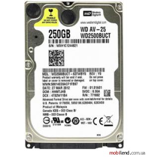 WD AV-25 250GB (WD2500BUCT)