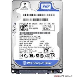 WD Blue 750GB (WD7500BPVX)