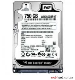 WD Scorpio Black WD7500BPKT