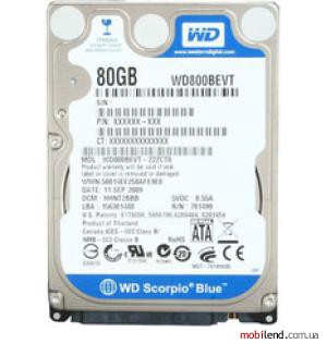 WD Scorpio Blue 80GB (WD800BEVT)