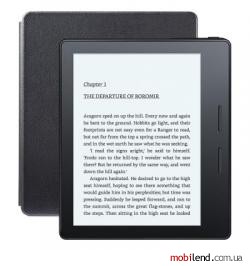 Amazon Kindle Oasis with Leather Charging Cover Black