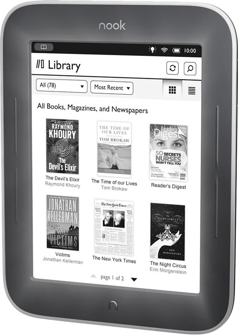 Barnes&Noble Nook The Simple Touch Reader with GlowLight