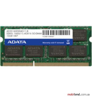 A-Data Premier 4GB DDR3 SO-DIMM PC3-12800 (AD3S1600W4G11-B)