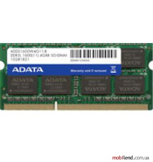 A-Data Premier 4GB DDR3 SO-DIMM PC3-12800 (ADDS1600W4G11-B)