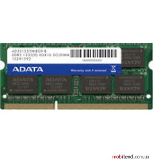 A-Data Premier 8GB DDR3 SO-DIMM PC3-10600 (AD3S1333W8G9-B)