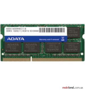A-Data Premier 8GB DDR3 SO-DIMM PC3-12800 (ADDS1600W8G11-B)