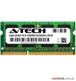 A-Tech 2 GB SO-DIMM DDR3 1333 MHz (AT2G1D3S1333ND8N15V)