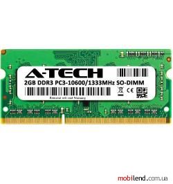 A-Tech 2 GB SO-DIMM DDR3 1333 MHz (AT2G1D3S1333NS8N15V)