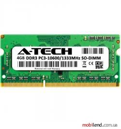 A-Tech 4 GB SO-DIMM DDR3 1333 MHz (AT4G1D3S1333NS8N15V)