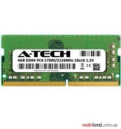 A-Tech 4 GB SO-DIMM DDR4 2133 MHz (AT4G1D4S2133NS16N12V)