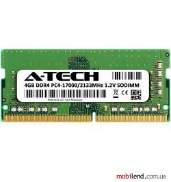 A-Tech 4 GB SO-DIMM DDR4 2133 MHz (AT4G1D4S2133NS8N12V)