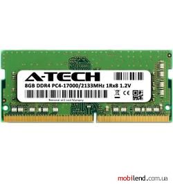 A-Tech 8 GB SO-DIMM DDR4 2133 MHz (AT8G1D4S2133NS8N12V)