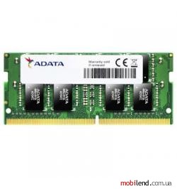 ADATA 16 GB SO-DIMM DDR4 2400 MHz Premier (AD4S2400316G17-S)