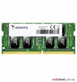 ADATA 4 GB SO-DIMM DDR4 2666 MHz (AD4S2666J4G19-S)