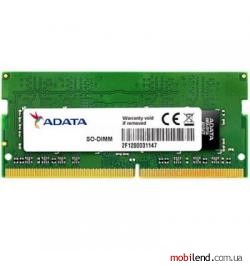 ADATA 4 GB SO-DIMM DDR4 2666 MHz (AD4S2666W4G19-S)