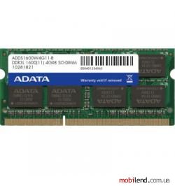 ADATA 8 GB SO-DIMM DDR3L 1600 MHz (ADDS1600W8G11-R)