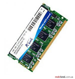 ADATA APPLE Series DDR 400 non-ECC SO-DIMM 512Mb