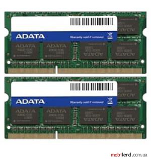 ADATA DDR3 1600 SO-DIMM 8Gb (Kit 2x4Gb)