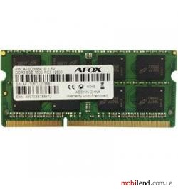 AFOX 4 GB SO-DIMM DDR3 1333 MHz (AFSD34AK2P)