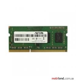 AFOX 8 GB SO-DIMM DDR3 1600 MHz (AFSD38BH1P)