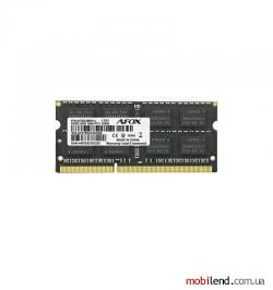 AFOX 8 GB SO-DIMM DDR3 1600 MHz (AFSD38BK1L)