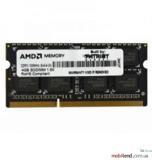 AMD 4 GB SO-DIMM DDR3 1600 MHz (R534G1601S1S-UOBULK)