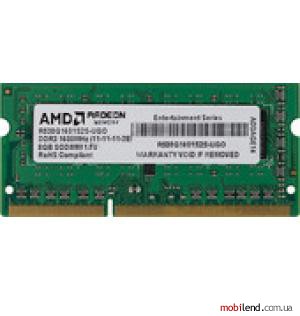 AMD Radeon Entertainment 8GB DDR3 SO-DIMM (R538G1601S2S-UGO)