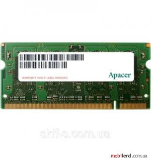 Apacer 2 GB SO-DIMM DDR2 800 MHz (AS02GE800C6NBGC)