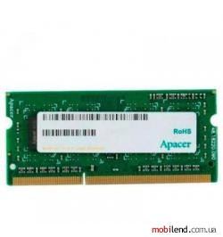 Apacer 2 GB SO-DIMM DDR3 1600 MHz (DS.02G2K.HAM)