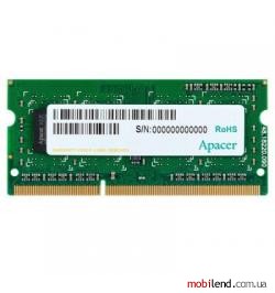 Apacer 2 GB SO-DIMM DDR3L 1333 MHz (DS.02G2J.H9M)