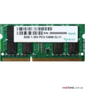 Apacer 4GB DDR3 SO-DIMM PC3-12800 (DV.04G2K.KAM)