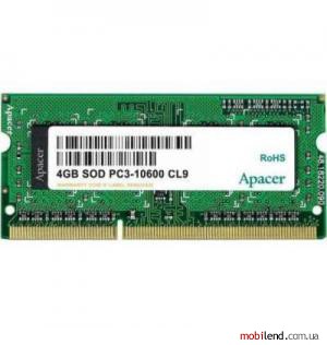 Apacer 8 GB SO-DIMM DDR3 1333 MHz (AS08GFA33C9TBGJ)