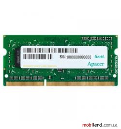 Apacer 8 GB SO-DIMM DDR3L 1600 MHz (DV.08G2K.KAM)