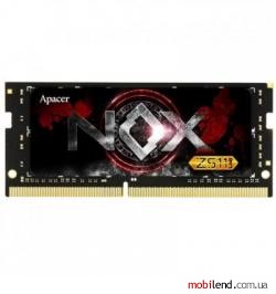 Apacer 8 GB SO-DIMM DDR4 2400 MHz Nox (ES.08G2T.GEE)