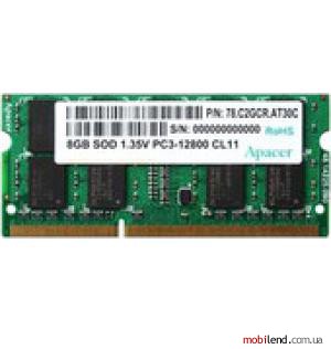 Apacer 8GB DDR3 SO-DIMM PC3-12800 (DV.08G2K.KAM)