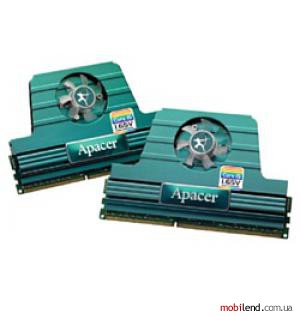 Apacer Aeolus DDR3 1800 DIMM 2Gb kit (1GB x 2)(For Chipset P55)