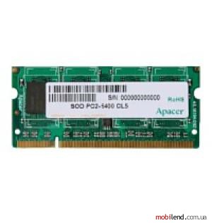 Apacer DDR2 800 ECC SO-DIMM 512Mb