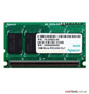 Apacer DDR3 1066 MicroDIMM 1Gb