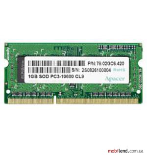 Apacer DDR3 1333 SO-DIMM 1Gb