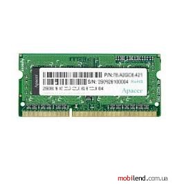 Apacer DDR3 1600 SO-DIMM 4GB