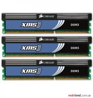 Corsair 6 GB (3x2GB) DDR3 1600 MHz (CMX6GX3M3A1600C9)