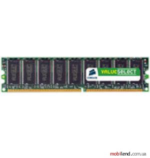 Corsair Value Select 1GB DDR PC-3200 (VS1GB400C3)