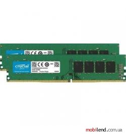 Crucial 16 GB (2x8GB) DDR4 2666 MHz (CT2K8G4DFS8266)