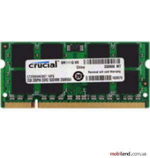 Crucial 2GB DDR2 SO-DIMM PC2-5300 (CT25664AC667)
