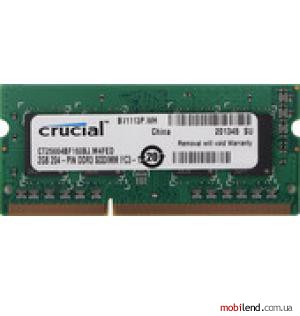 Crucial 2GB DDR3 SO-DIMM PC3-12800 (CT25664BF160BJ)